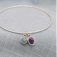 Load image into Gallery viewer, Aventurine &amp; Charoite Bangle
