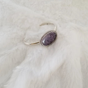 Charoite Cuff Bracelet