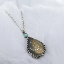 Load image into Gallery viewer, Labratorite + Apatite Necklace
