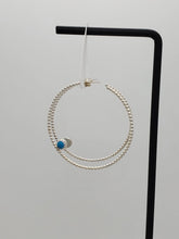 Load image into Gallery viewer, Turquoise Hoops
