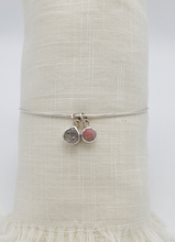 Load image into Gallery viewer, Rhodochrosite &amp; Rutilated Quartz Bangle
