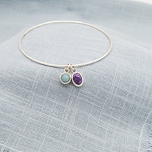 Load image into Gallery viewer, Aventurine &amp; Charoite Bangle
